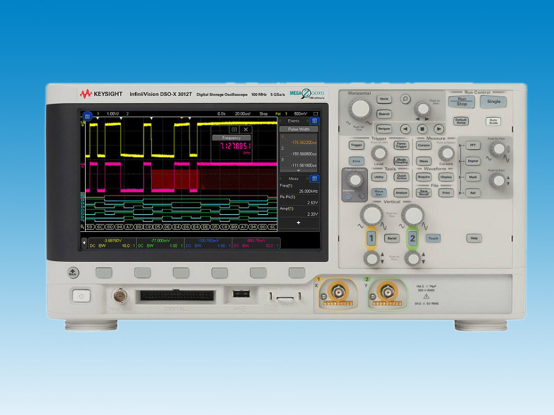 DSOX3014T 数字示波器 100 MHz，4 个模拟通道